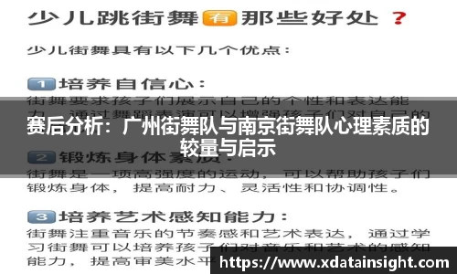 赛后分析：广州街舞队与南京街舞队心理素质的较量与启示